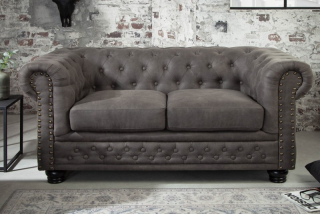 Sedačka CHESTERFIELD 2 ANTIK GRAY